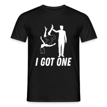 I Got One Bräutigam - Männer T-Shirt - Schwarz - Vorne - AI Model Male 178 light (178cm)