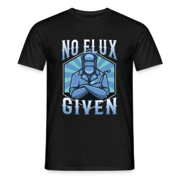 No flux given - Men's T-Shirt - black - Front - AI Model Male 178 light (178cm)