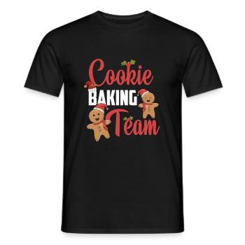 Boulangerie de Noël au pain d'épices - T-shirt homme - noir - Devant - AI Model Male 178 light (178cm)