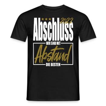 Abschluss 2022 Gold AK 22 cooles Outfit - Männer T-Shirt - Schwarz - Vorne - AI Model Male 178 light (178cm)