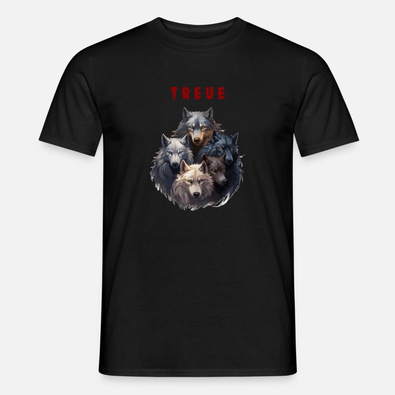 Loyal Wolf Pack - Men’s T-shirt - black