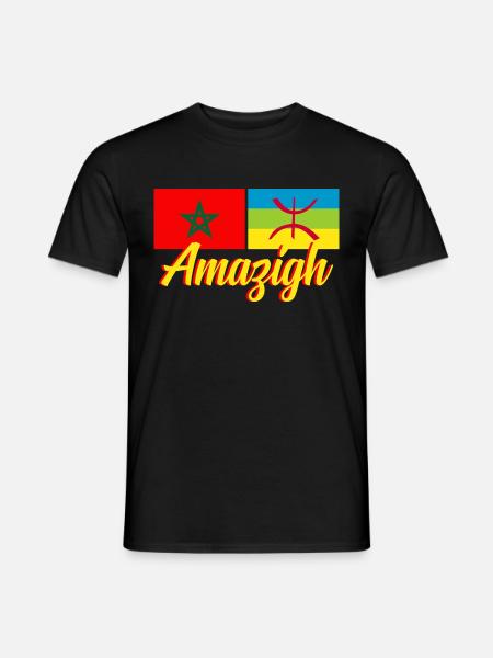 Marokko Amazigh - Männer T-Shirt - Schwarz