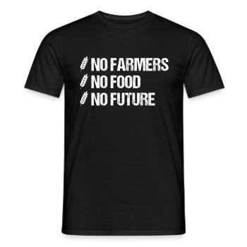 Agriculteur agriculteur de récolte idée cadeau - T-shirt homme - noir - Devant - AI Model Male 178 light (178cm)
