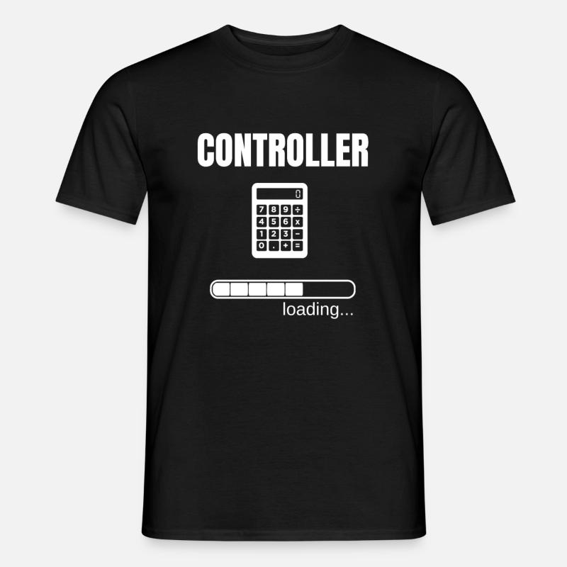 Controller Controlling Beruf Finanzen Job Geschenk - Männer T-Shirt - Schwarz