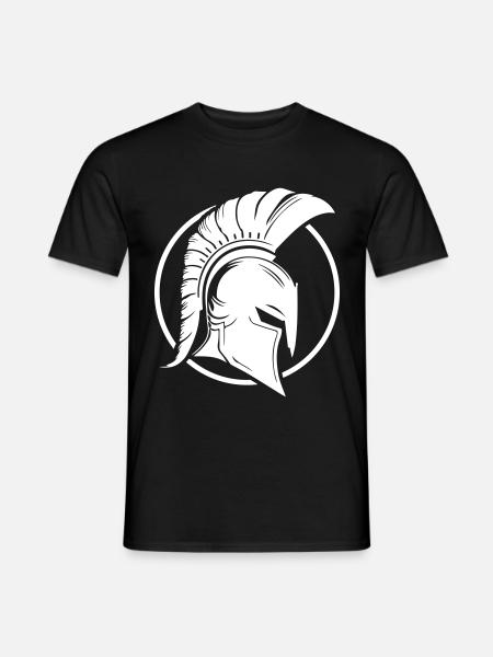 Spartan Helmet Warrior Sparta - Men's T-Shirt - black
