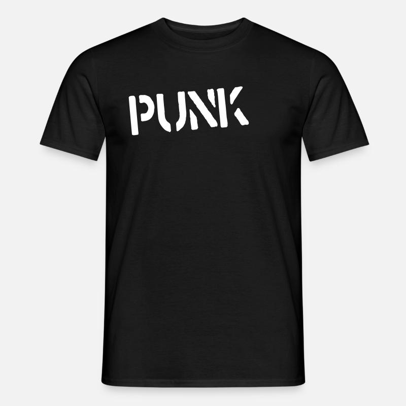 Punk - Männer T-Shirt - Schwarz