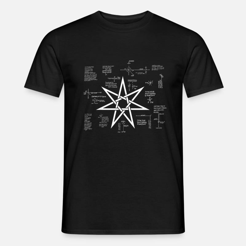 Codex Alhazred - Septagrammaton - Männer T-Shirt - Schwarz
