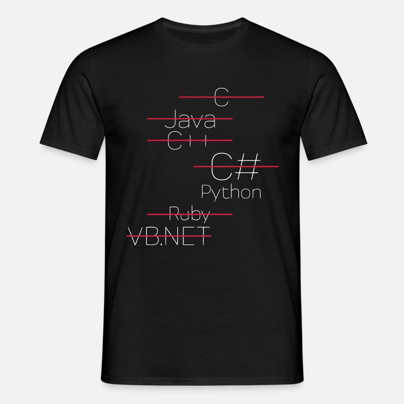 PYTHON CODING / PROGRAMMING LANGUAGE - Men's T-Shirt - black
