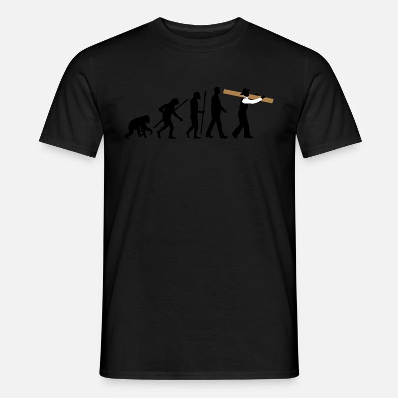 evolution_zimmermann_09_2016_b_3c - Männer T-Shirt - Schwarz
