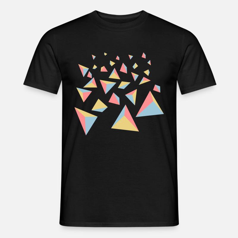 pyramids - Männer T-Shirt - Schwarz