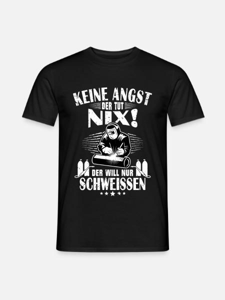 Schweissen Spruch Schweisser Beruf - Männer T-Shirt - Schwarz