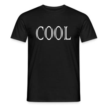COOL Buzzword Sayings Slogan - Men's T-Shirt - black - Front - AI Model Male 178 light (178cm)