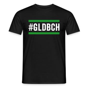 Mönchengladbach Gladbacher - Männer T-Shirt - Schwarz - Vorne - AI Model Male 178 light (178cm)