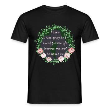 Rose Hathaway Quote, Vampire Academy Rochelle Mead - Men's T-Shirt - black - Front - AI Model Male 178 light (178cm)