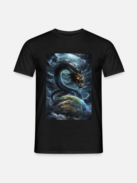 Basilisk Mythology Myth Gift - Men's T-Shirt - black