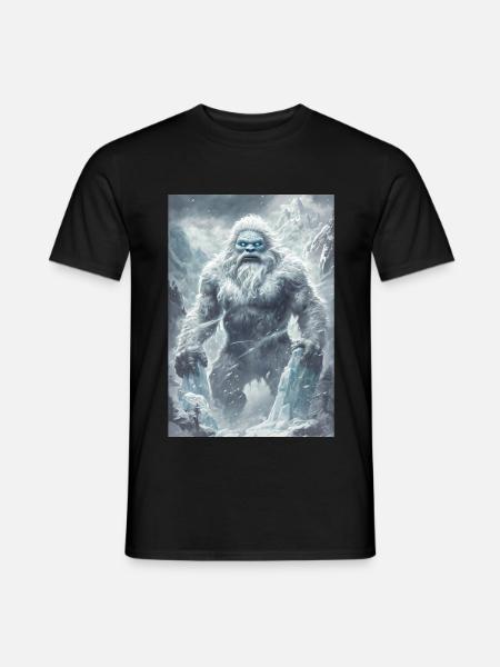 Yeti Mythology Legend Gift - Men's T-Shirt - black