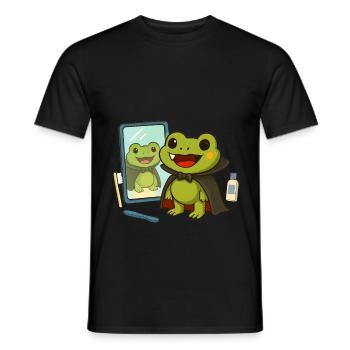 Halloween Vampire Costume Gift - Men's T-Shirt - black - Front - AI Model Male 178 light (178cm)