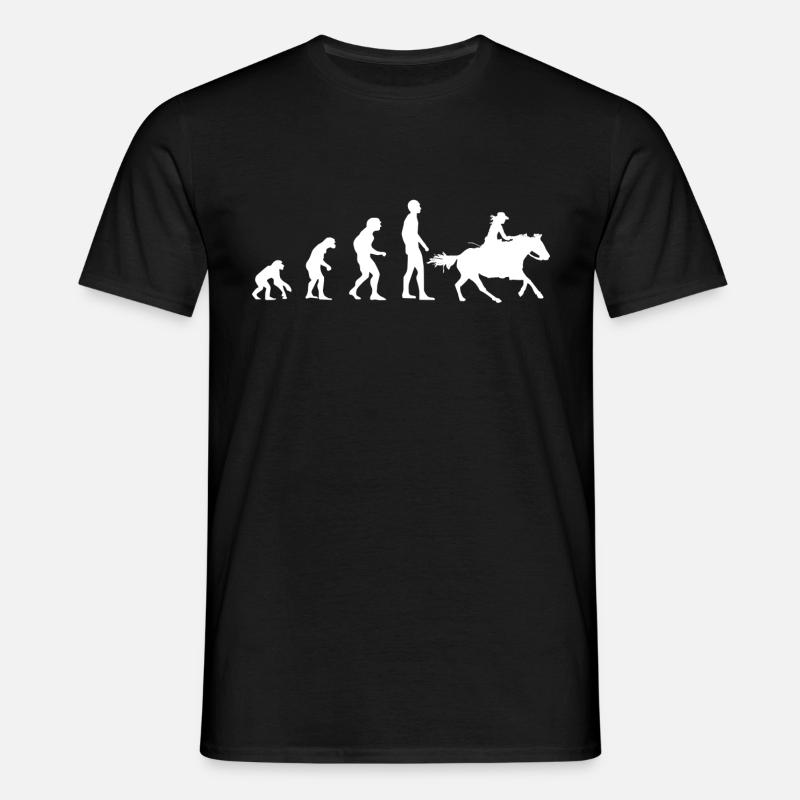 Evolution Western - Men's T-Shirt - black