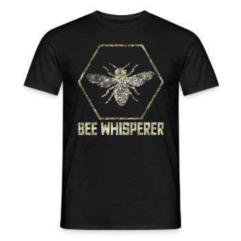 Christmas present for beekeepers - Men's T-Shirt - black - Front - AI Model Male 178 light (178cm)