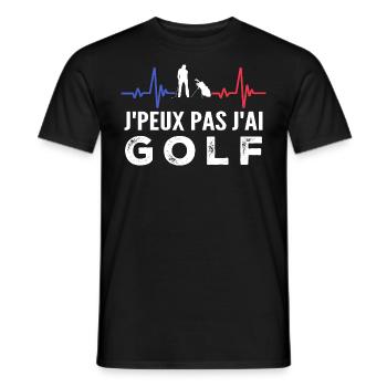 I can't I have golf - Men's T-Shirt - black - Front - AI Model Male 178 light (178cm)