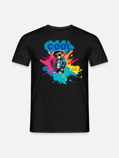 Nounours COOL - T-shirt homme - noir