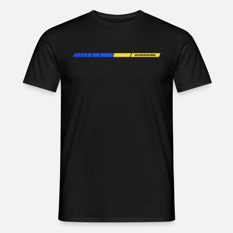 Ukraine - Männer T-Shirt - Schwarz