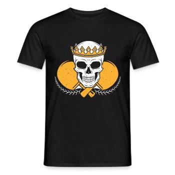 Tennis de table Tennis Ping Pong Cadeau Hobby Sport - T-shirt homme - noir - Devant - AI Model Male 178 light (178cm)