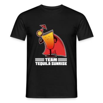 Cocktail Tequila Sunrise Funny Team Drink - T-shirt homme - noir - Devant - AI Model Male 178 light (178cm)