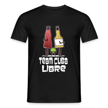 Cocktail Team Cuba Libre - Männer T-Shirt - Schwarz - Vorne - AI Model Male 178 light (178cm)