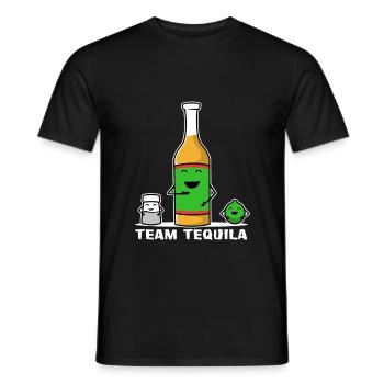 Team tequila group salt lemon - T-shirt homme - noir - Devant - AI Model Male 178 light (178cm)