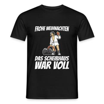 Schöne Bescherung - Frohe Weihnachten - Männer T-Shirt - Schwarz - Vorne - AI Model Male 178 light (178cm)