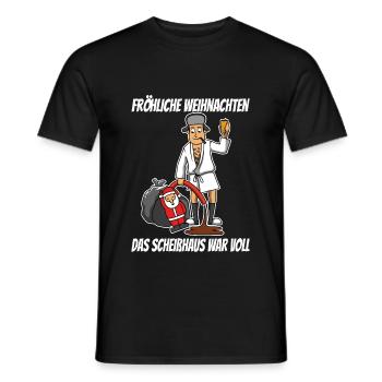 Schöne Bescherung - Frohe Weihnachten - Männer T-Shirt - Schwarz - Vorne - AI Model Male 178 light (178cm)