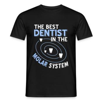 Dentist - Best Dentist - Men's T-Shirt - black - Front - AI Model Male 178 light (178cm)