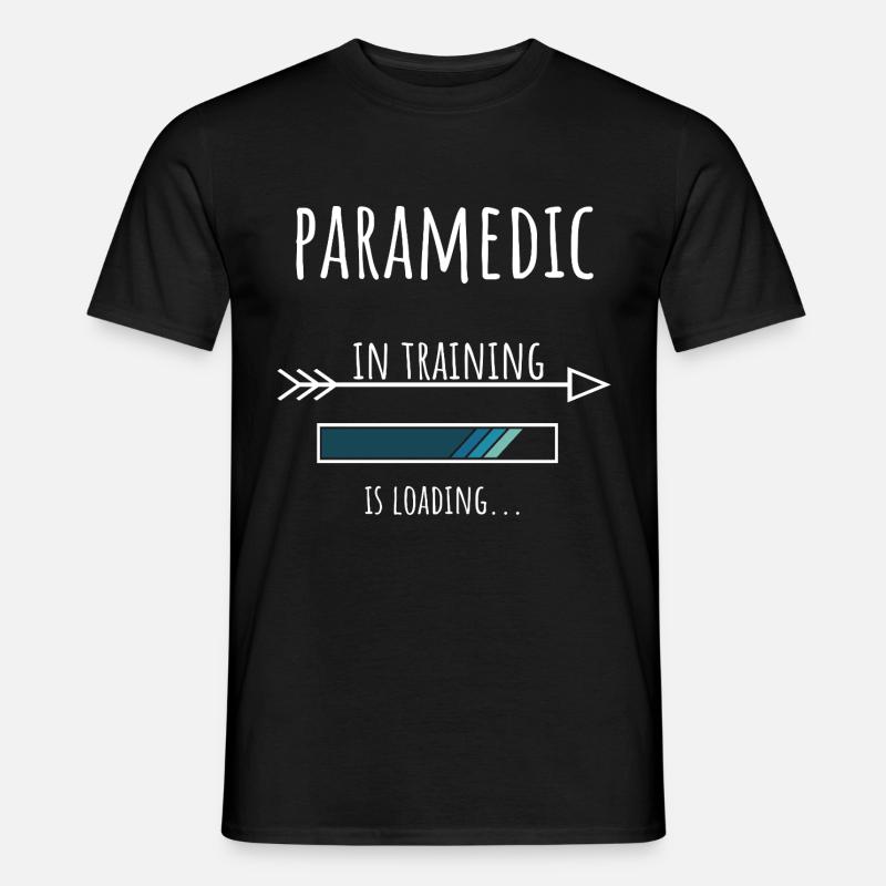 Paramedic in Ausbildung Beruf Geschenk - Männer T-Shirt - Schwarz
