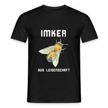 Imker aus Leidenschaft - Männer T-Shirt - Schwarz - Vorne - AI Model Male 178 light (178cm)