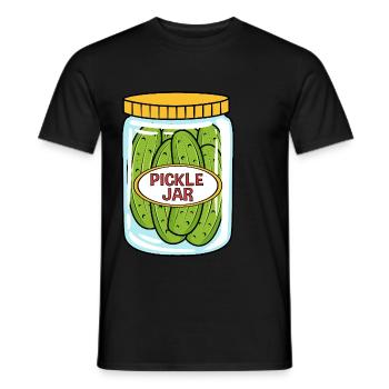 Essiggurke Gurke Gurken - Männer T-Shirt - Schwarz - Vorne - AI Model Male 178 light (178cm)