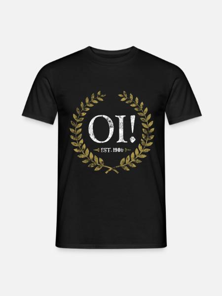 1980 ska oi! skinhead - Men's T-Shirt - black