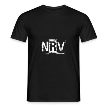 nrv - T-shirt homme - noir - Devant - AI Model Male 178 light (178cm)