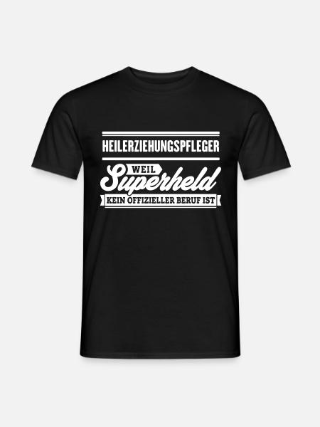 Superheld Heilerziehung - Männer T-Shirt - Schwarz