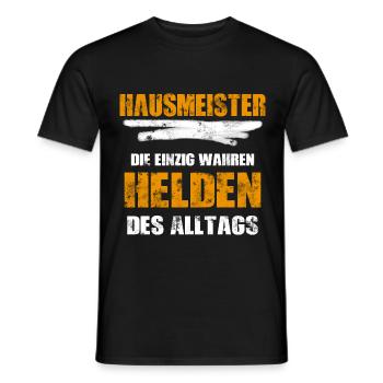 Hausmeister Geschenk - Männer T-Shirt - Schwarz - Vorne - AI Model Male 178 light (178cm)