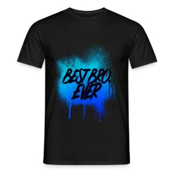 Best Bro Ever Best Brother Gift Family - Men's T-Shirt - black - Front - AI Model Male 178 light (178cm)