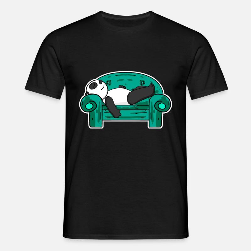 panda - Men's T-Shirt - black