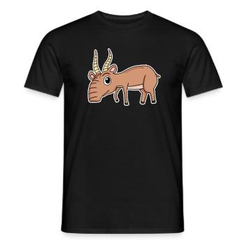 Antilope - T-shirt homme - noir - Devant - AI Model Male 178 light (178cm)
