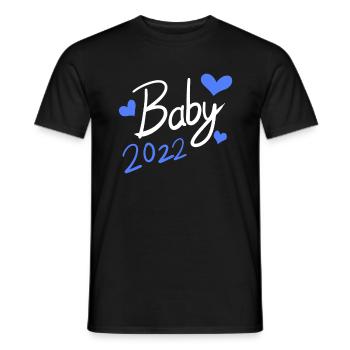Cadeau de bébé 2022 - T-shirt homme - noir - Devant - AI Model Male 178 light (178cm)