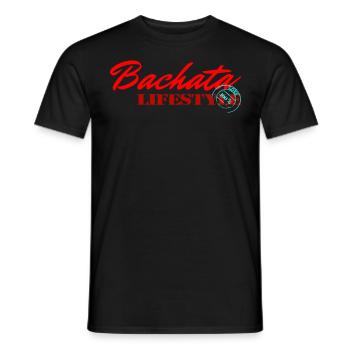 Bachata - T-shirt homme - noir - Devant - AI Model Male 178 light (178cm)