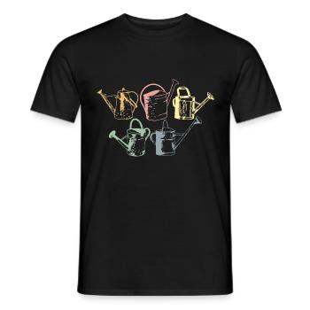 ARROSOIR DE JARDIN - T-shirt homme - noir - Devant - AI Model Male 178 light (178cm)