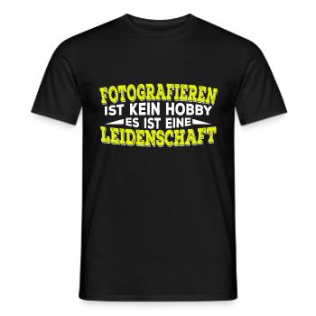 Fotografie - Fotografieren ist kein Hobby - Männer T-Shirt - Schwarz - Vorne - AI Model Male 178 light (178cm)