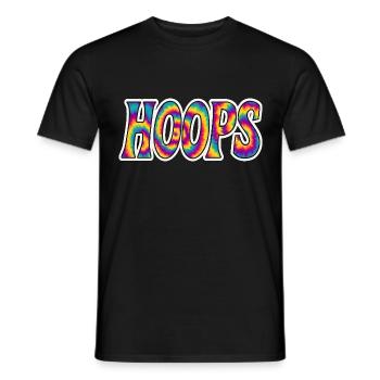 Hoops Basketball Sports Idée Cadeau BBall - T-shirt homme - noir - Devant - AI Model Male 178 light (178cm)