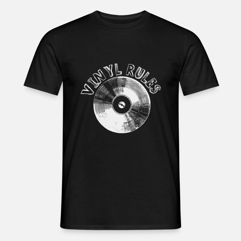 record - Men’s T-shirt - black