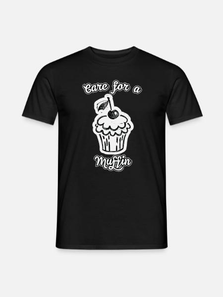 muffin - Men's T-Shirt - black